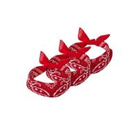 Urban Classics Unisex Bandana 3-Pack red, one size