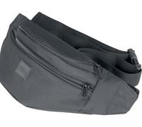 Urban Classics Unisex Double-Zip Shoulder Bag blk/blk, one size