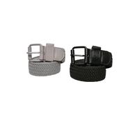 Urban Classics Unisex Elastic Belt Set blk/gry, S/M