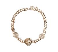 Urban Classics Lion Necklace Boutons de Manchette, Or, Taille Unique Mixte