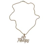 Urban Classics Unisex No Favor Necklace gold, one size