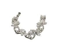 Urban Classics Unisex Pray Hands Bracelet silver, S/M