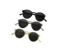 Urban Classics Unisex Sonnenbrillen 3-Pack Sunglasses Cypress, Brillen-Multipack mit UV 400 Schutz für Männer und Frauen mit rundlichen Gläsern