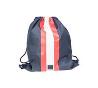 Urban Classics Unisex Striped Gym Bag navy/fire red/white, one size