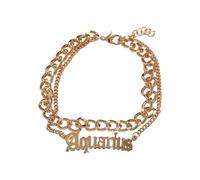 Urban Classics Unisexe Zodiac Golden Anklet, L/XL, Fer, Pas de gemme