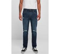 Urban Classics Usé Stretch Denim Pantalon Jeans Homme 5-Pocket Régulier Coupe