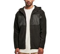 Urban Classics Veste à Capuche en Micro-Polaire, Noir, L Homme