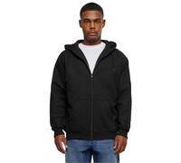 Urban Classics Veste À Capuche Zippée Unie Homme Sweat-Shirt zippé à Capuche Noir XXL