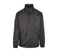 Urban Classics Veste à enfiler avec col droit - Noir - Taille XL