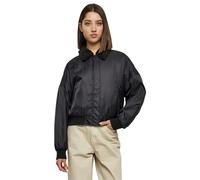 Urban Classics Ladies Pilot Bomber Jacket, Black/Black, S Femme