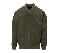 Urban Classics Veste Bomber surdimensionnée, Vert (Darkolive 551), L Homme
