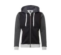 Sweat à capuche 3-TONE Urban Classics - Noir / Gris - Homme S