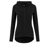 Urban Classics Ladies Athletic Interlock Zip Hoody Sweat-Shirt à Capuche, Noir (7), XL Femme