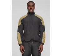 Urban Classics Veste de survêtement passepoilée noire - L