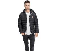 Urban Classics Veste d'hiver Basic Bubble Jacket Homme noir/blanc/noir XL