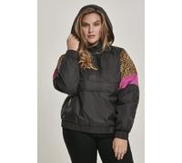 Urban Classics Parka femme grandes tailles Mixed Pull Over Noir 2XL