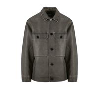 URBAN CLASSICS Veste en cuir vintage synthétique - Noir