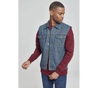 Urban Classics Gilet TB514-DENIM Bleu denim XXXL Hommes
