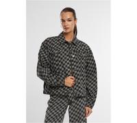 Urban Classics Veste en jean femme Ladies 80's Oversized Laser Printed Denim Jacket TB6896 M