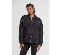 Urban Classics Veste en jean pour femmes Ladies Oversized 90's Denim Jacket TB6208 Black Washed-XL XL