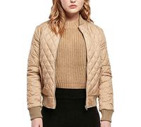 Urban Classics Diamond Quilt Nylon Padded Jacket Beige 2XL Femme