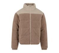 Urban Classics Veste en polaire sable / beige foncé, Taille S