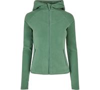 Urban Classics Sweat à capuche zippé polaire femme - dos allongé - Salvia XS