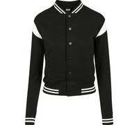 Urban Classics Veste de survêtement noir / blanc, Taille 110-116
