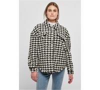 Urban Classics Veste femme Ladies Aop Sherpa Overshirt Blackhoundstooth 4XL