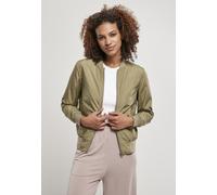 Urban Classics Ladies Light Bomber Jacket Khaki Taille: XS | Blousons d'aviateurs Outlet | Femme | Marron