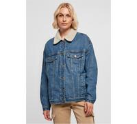 Urban Classics Veste femme Ladies Oversized Sherpa Denim Jacket Clearblue Washed S