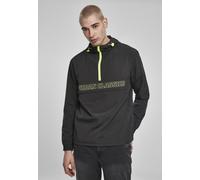 Urban Classics Veste légère Contrast Pull Over Jacket Black/Electriclime M