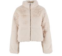 Urban Classics Veste Matelassée En Fausse Fourrure Pour Femmes Avec Col Montant
