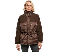 Urban Classics Sherpa Mix Puffer Big Jacket Marron M Femme