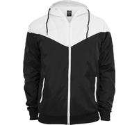 Urban Classics Veste mi-saison 'Arrow' noir / blanc, Taille S