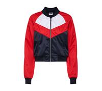 Urban Classics Veste mi-saison bleu marine / rouge feu / blanc, Taille XS