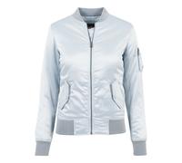 Urban Classics Femme Ladies Satin Bomber Jacket Blouson, babyblue, S EU