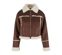Urban Classics Veste mi-saison crème / marron, Taille XXL