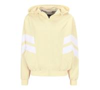 Urban Classics Veste mi-saison 'Crinkle Batwing' jaune clair / blanc, Taille 5XL