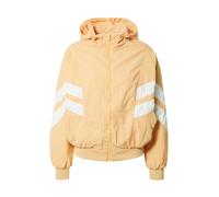 Urban Classics Veste mi-saison 'Crinkle Batwing' orange pastel / blanc, Taille XXXL