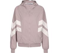 Urban Classics Veste mi-saison 'Crinkle Batwing' rose / blanc, Taille M