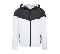 Urban Classics Windrunner Tech 2 Tons Veste, Noir/Blanc, XL Homme