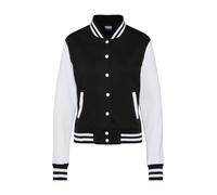 Urban Classics 2-tone College Sweatshirt Jacket Noir XS Femme
