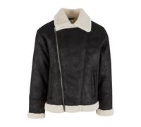 Urban Classics Veste mi-saison noir / blanc, Taille XXL