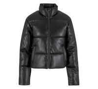 Urban Classics Synthetic Leather Padded Jacket Noir XS Femme