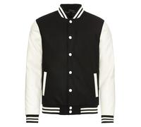 Urban Classics Veste mi-saison 'Oldschool' noir / blanc, Taille L