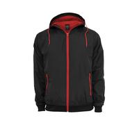 Urban Classics Veste mi-saison rouge / noir, Taille S