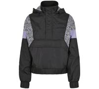 Urban Classics Aop Mixed Pull Jacket Noir S Femme