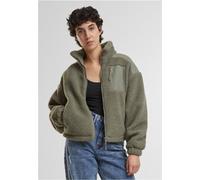 Urban Classics - Veste mixte en sherpa pour dames - vert pâle - XXL
