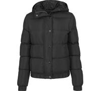 Urban Classics Veste pour enfants Filles Hooded Puffer Jacket Noir 158/164